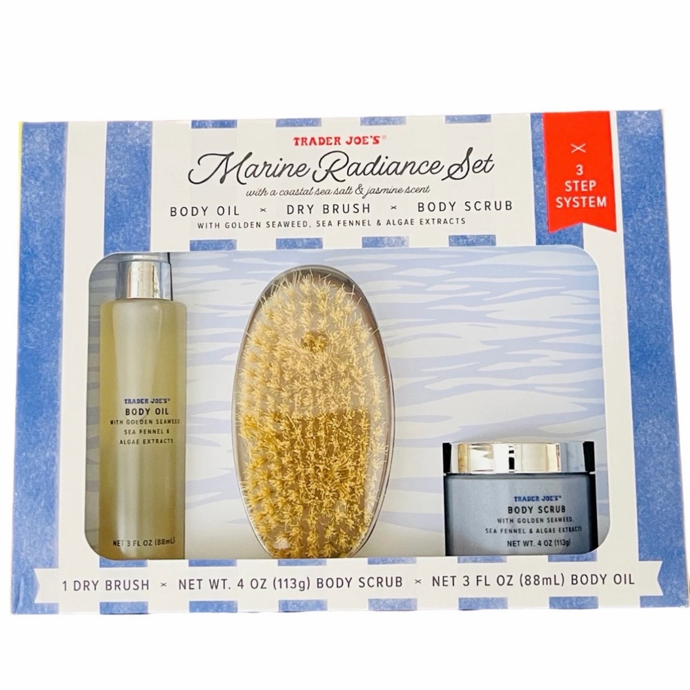Trader Joe's Marine Radiance 3-Step Body Care System